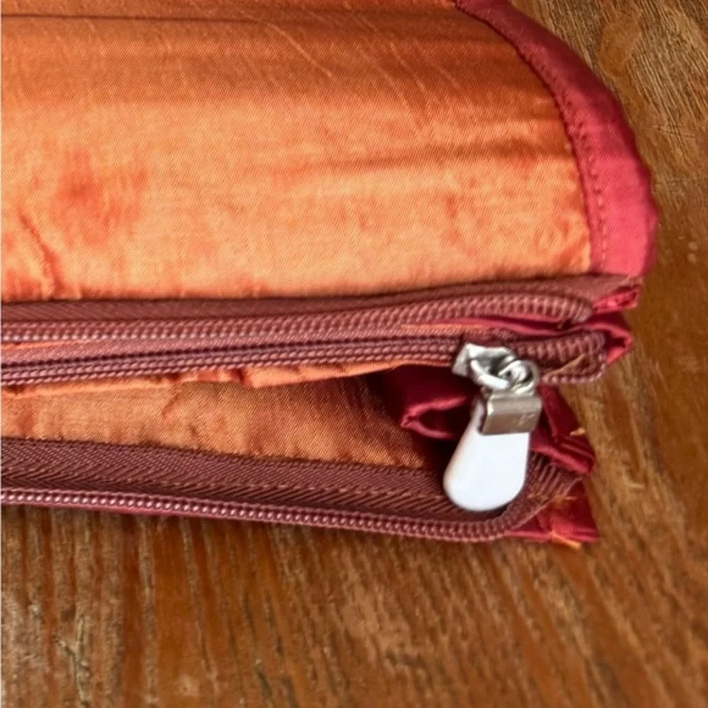 Vintage Woven Straw and Silk Clutch Purse – Boho‎ Summer Bag festival unique